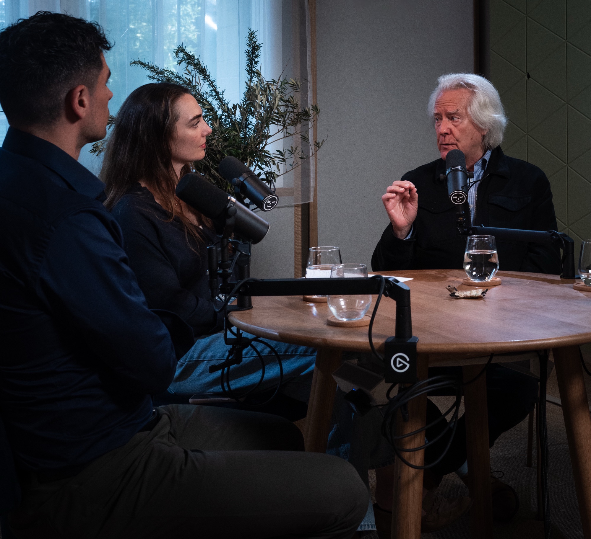 Luke Kemp, Sarah Wilson and AC Grayling in conversation
